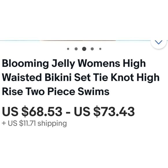 blooming Jelly Tie Know Swimm Top Push Up Medium - Picture 6 of 6